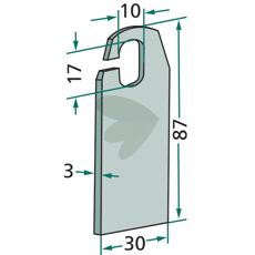 Knife for scarifying - 8356000