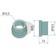 Inner bushing 127040050