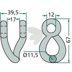 Shackle Ducker 39.5mm