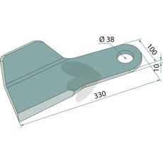 Right knife - 7770758