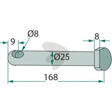 Bolt Mulag and others. TM60070451-147245 168mm