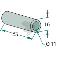 Bush cutting Mulag and others 16X63mm hole 11mm