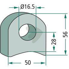 Bracket 28X56X50
