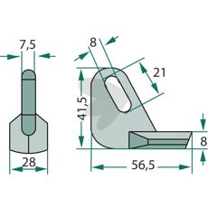 Hammer beater Type Herminette