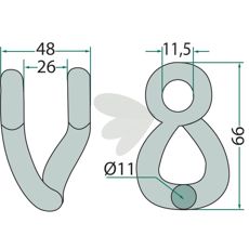 Shackle Ferri, Noremat, Rousseau, S.M.A. 48mm