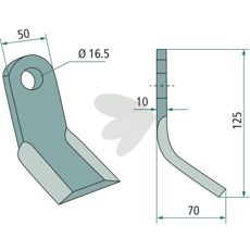 Y-hammer Sicma (Miglianico), Sovema hole 16.5mm