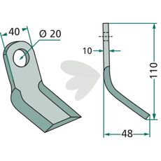 Y-hammer Sicma (Miglianico) hole 20mm