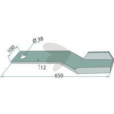 Left knife - 7770701