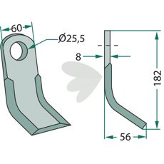 Y-hammer Seppi hole 25.5mm