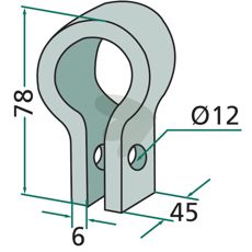 Bracket 78X45