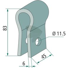 Bracket 83X45