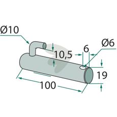 Bolt Spragelse-Mica and others 100X19mm