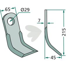 Y-hammer Agram, Taarup hole 29mm