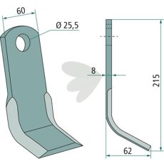 Y-impact Desvoys hole 25mm