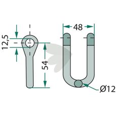 Shackle Ferri, Gilbers 48mm