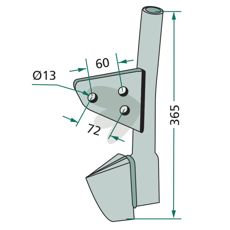 Rear seed wheel