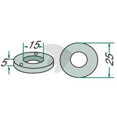 Spring washer for RD, M14