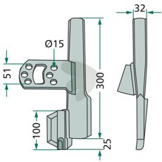 Seed cutter Universal for HC, RD899-