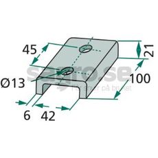 Knife guard M10100247R, M10100247, 10100247