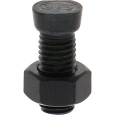 Plough Screws with Nut 12x34 25-pack