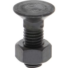 Plough Screws with Nut 25-pack  M12 x 35