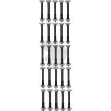 Plow screws with nut M12x90, DIN 608 10.9 25-pack