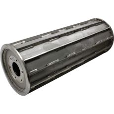 Lower press roller below
