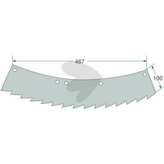 Saw blade for right and left-turning