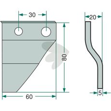 Cutter right - 67157