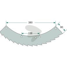 Saw blade for right- and left-rotating - 67746