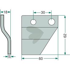 Cutter right - 69806