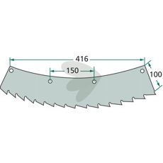 Saw blade right-rotating - 78232