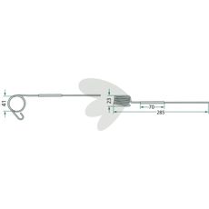 Pin PZ with multiple 285mm PZ-00276