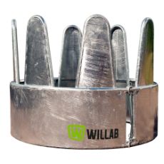 Fodder Rack with 8 feeding spaces hot-dip galvanized steel