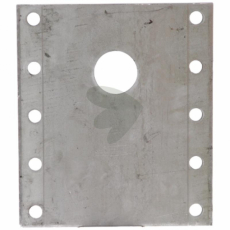 Mounting plate for support leg