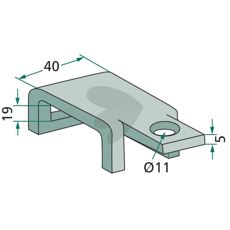 Bracket 40X19 Frame 40X10