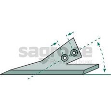 Chopper blade 160x2.6mm 40 hole 16mm