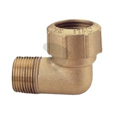 Elbow pipe screw coupling 90 1"
