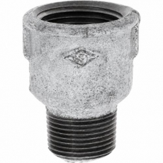 Reducing sleeve 1" x 3/4" for combining different pipe dimensions.