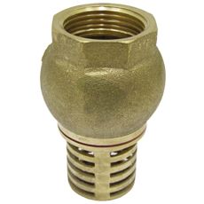Non-spring-loaded foot valve 1 1/4"