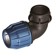 Elbow pipe screw coupling 63mm
