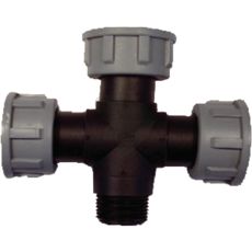 Cross 3 x 1" Female Thread, 1 x 1" Male Thread