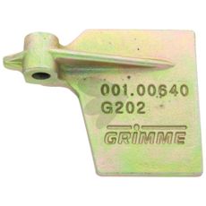 Right cutting blade 107x110mm Grimme and others 00100640