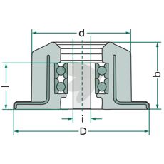 Milling hook with collar