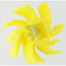 Milling hook Yellow, 6 fingers 162 x73X40 mm