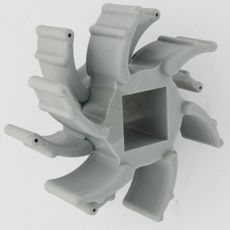 Milling hook Gray, 6 fingers 162 x73X40 mm