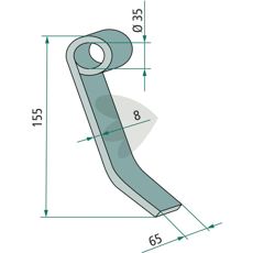 Beater Knife - 8900413