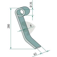Beater Knife - 8901113