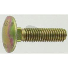 Screw M6X25 DIN603-8.8 zinc-plated