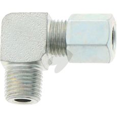 Angled screw coupling male 9.5X21X17